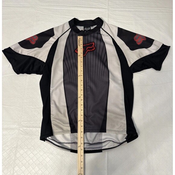 Fox Racing Riding Short Sleeve Mesh Feel Jersey Biking BMX Cycling 3/4 Zip XL - Picture 2 of 12